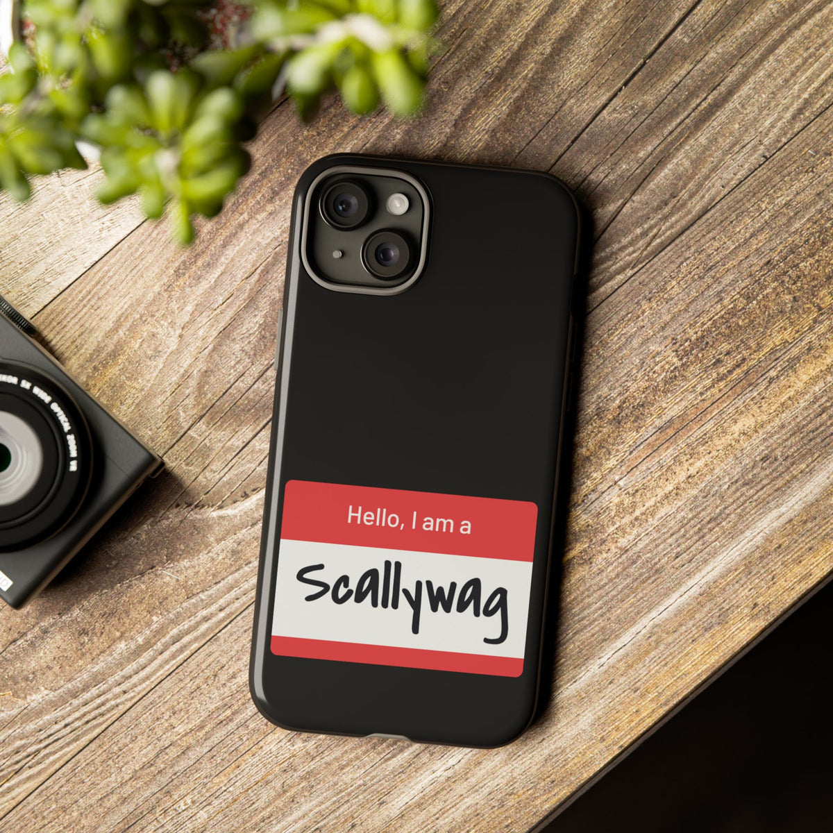 Scallywag Nametag Phone Case