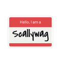 Scallywag Nametag Sticker