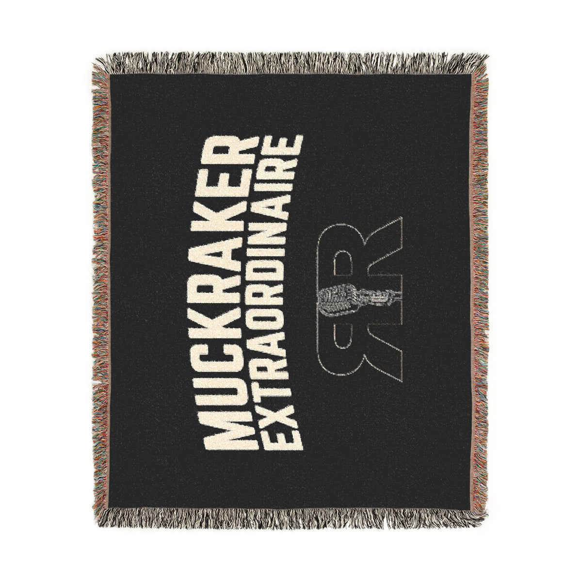 Muckraker Extraordinaire Woven Blanket