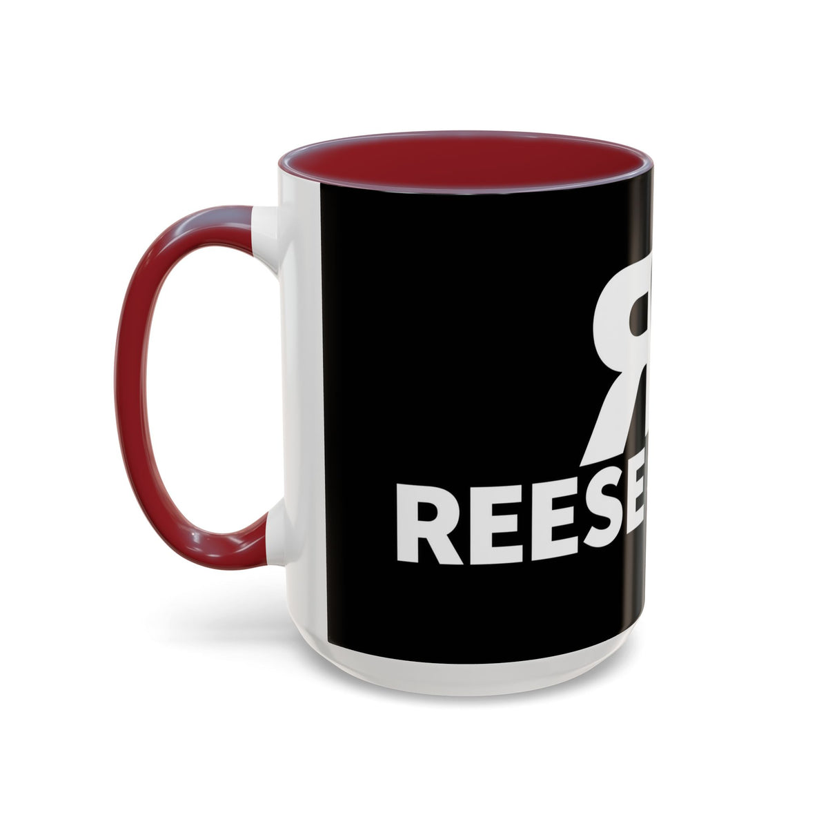 Accent Coffee Mug — 'Reese on the Radio' Retro Microphone Logo