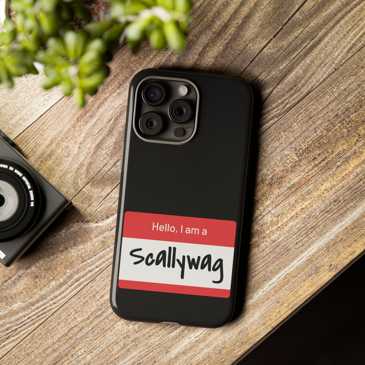 Scallywag Nametag Phone Case