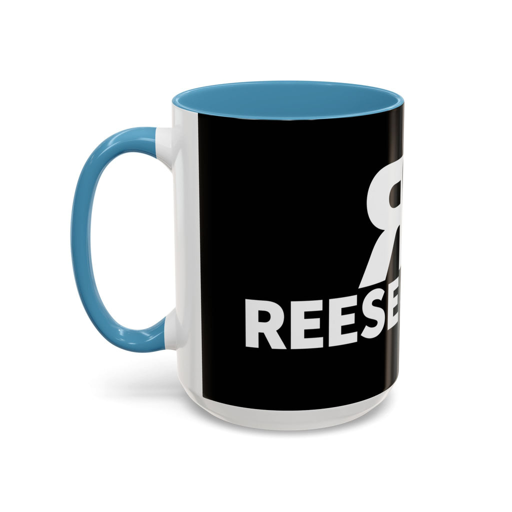 Accent Coffee Mug — 'Reese on the Radio' Retro Microphone Logo