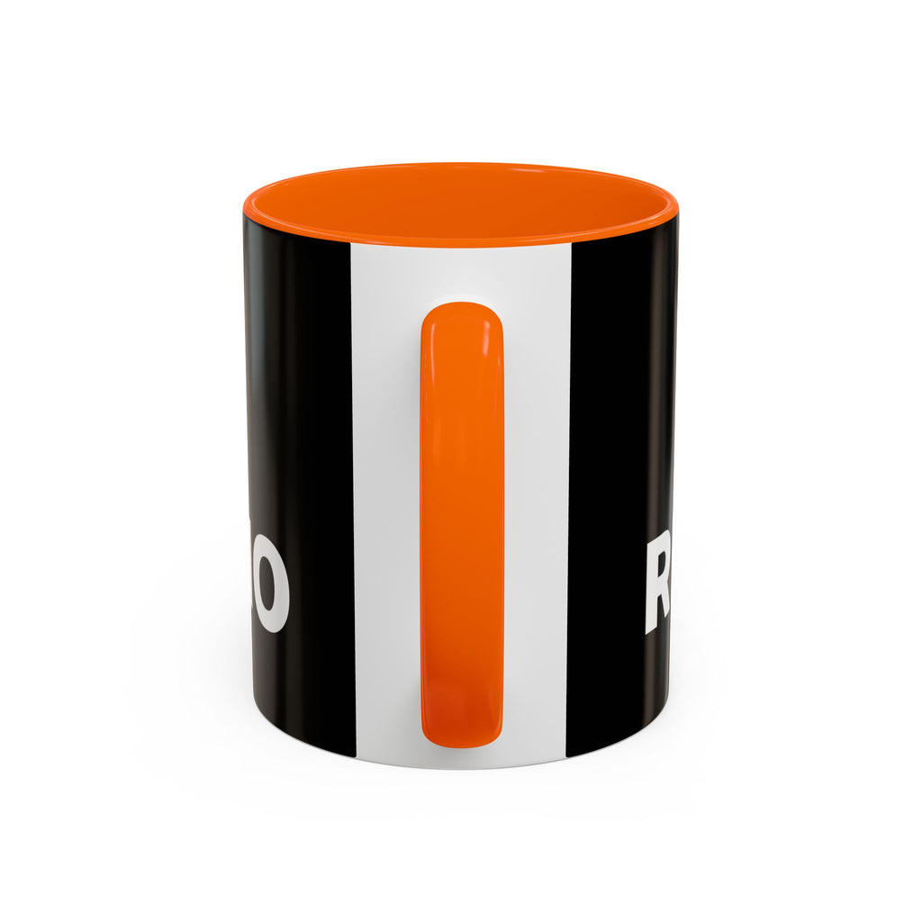 Accent Coffee Mug — 'Reese on the Radio' Retro Microphone Logo