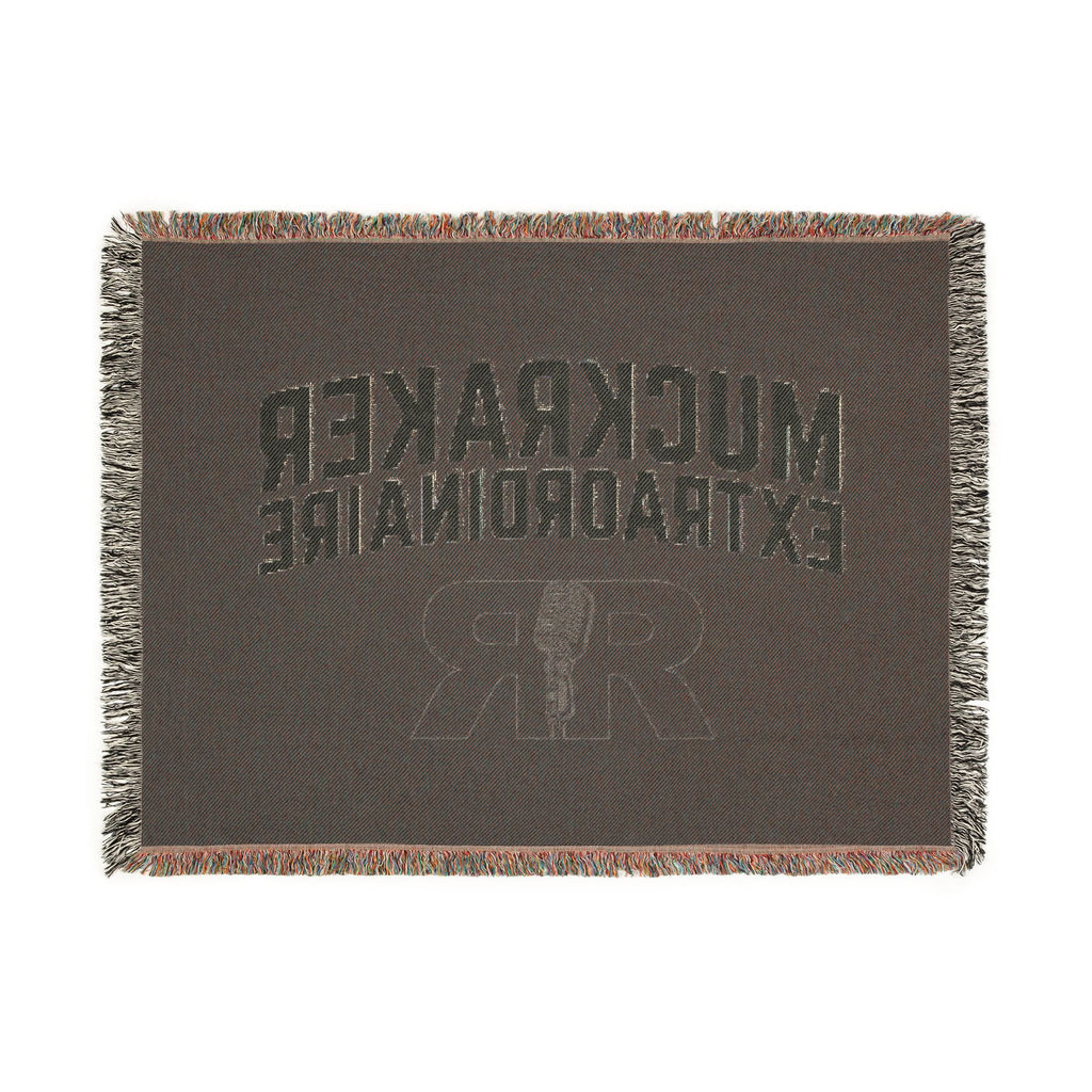Muckraker Extraordinaire Woven Blanket