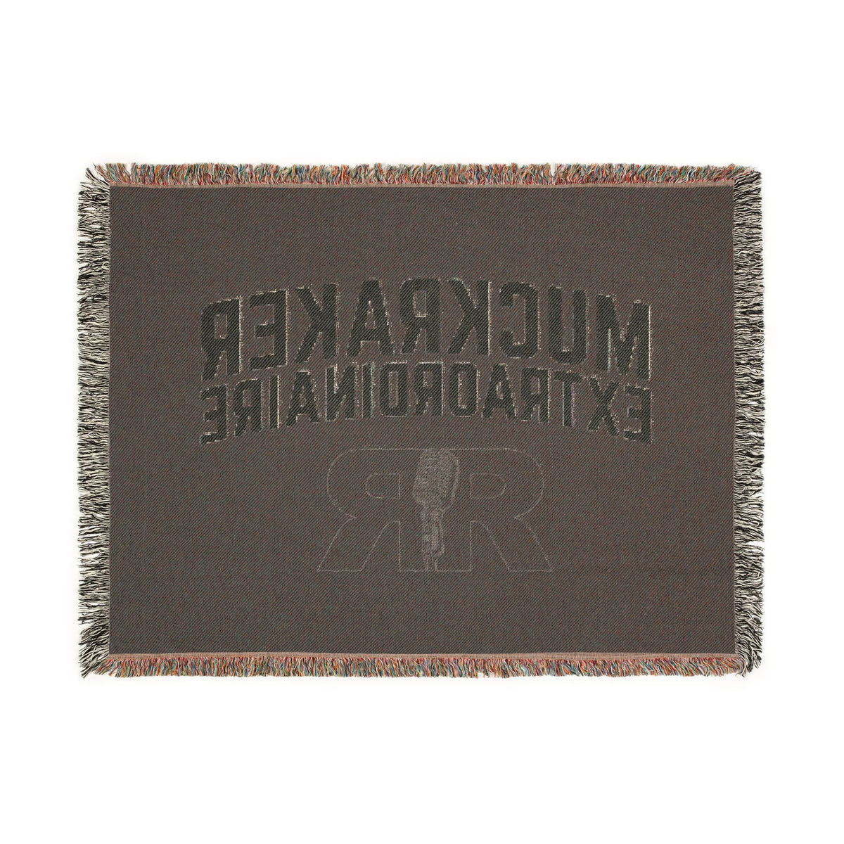 Muckraker Extraordinaire Woven Blanket