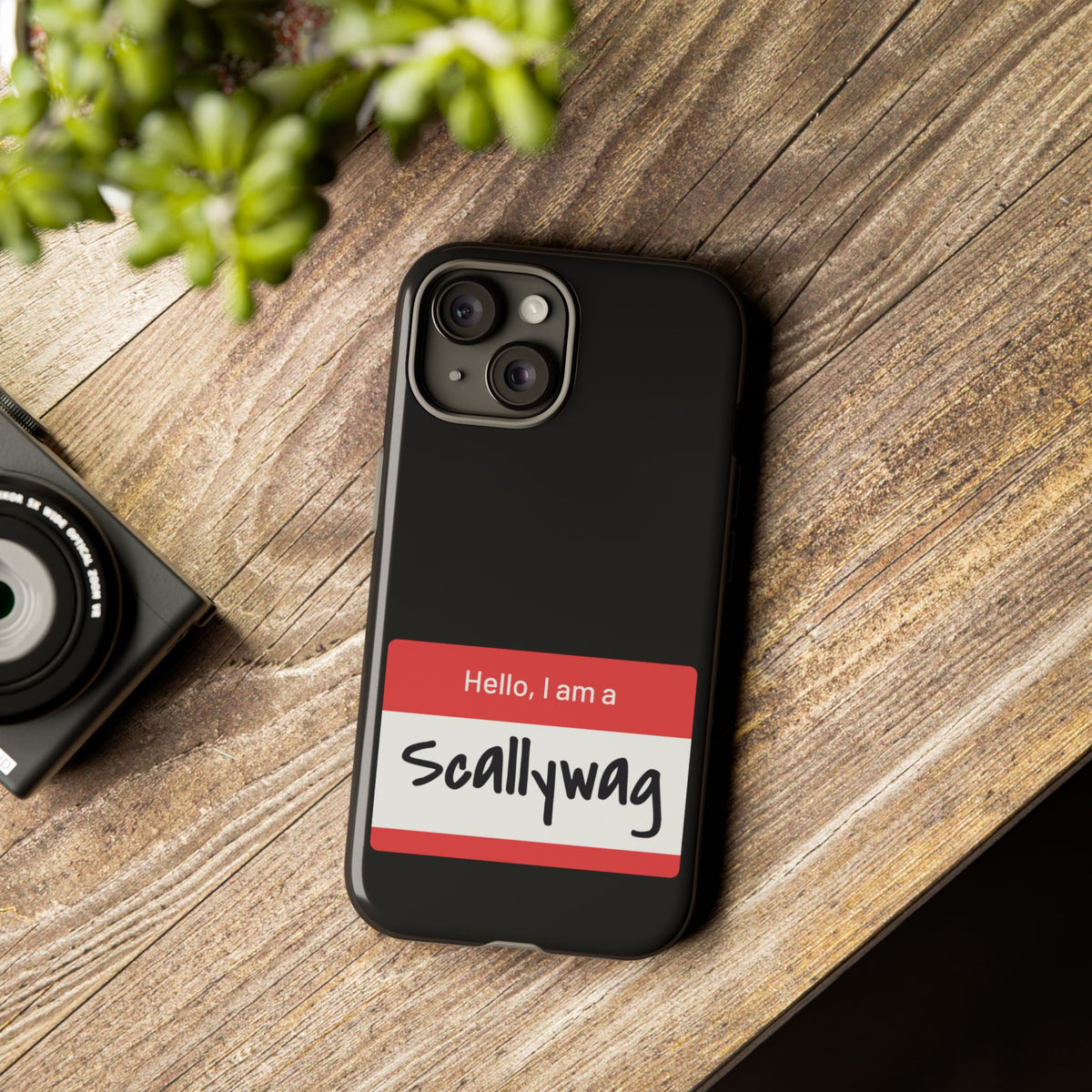 Scallywag Nametag Phone Case