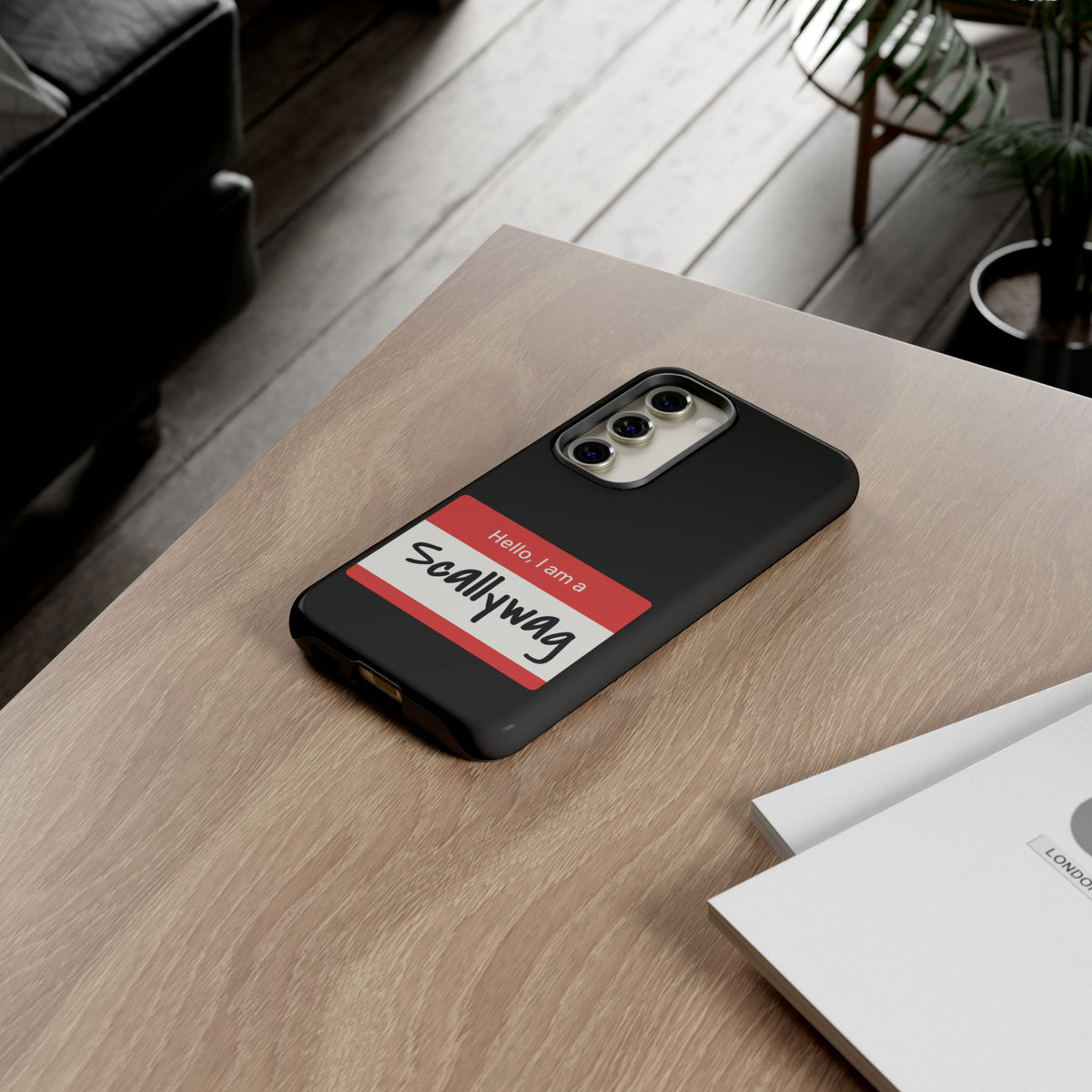 Scallywag Nametag Phone Case
